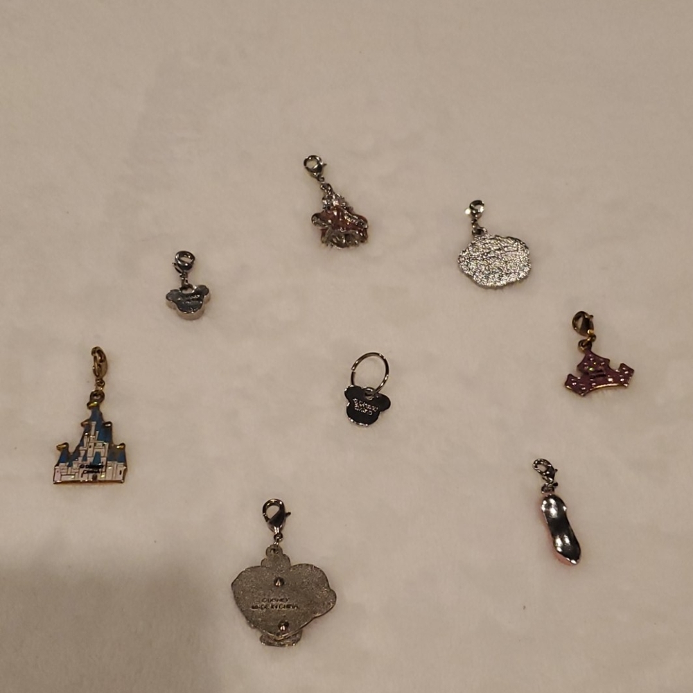 Disney Bag Purse Charms 8 In Total - Picture 2 of 10